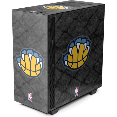 NBA Memphis Grizzlies Dark Rust NZXT H510 Compact ATX Mid-Tower Case Skin
