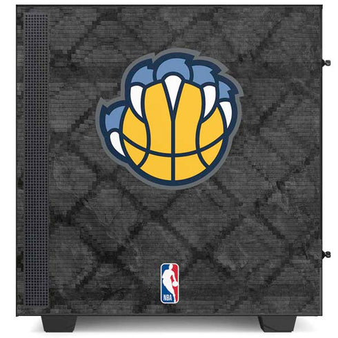 NBA Memphis Grizzlies Dark Rust NZXT H510 Compact ATX Mid-Tower Case Skin