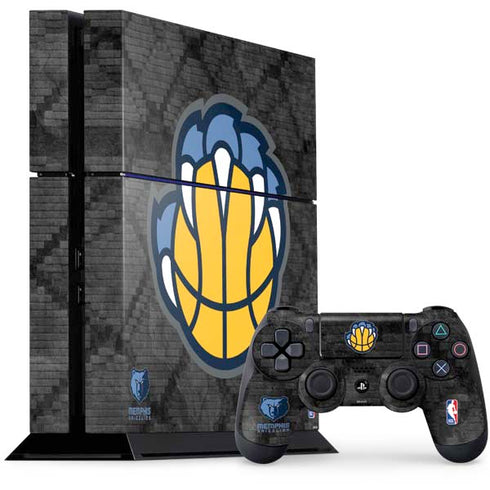 NBA Memphis Grizzlies Dark Rust PS4 Console and Controller Bundle Skin