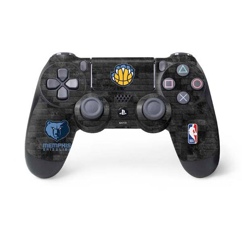 NBA Memphis Grizzlies Dark Rust PS4 Controller Skin