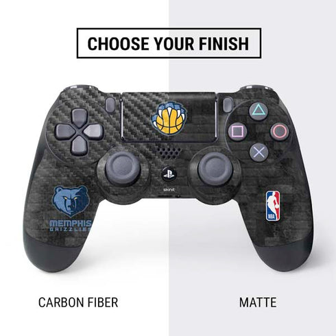 NBA Memphis Grizzlies Dark Rust PS4 Controller Skin