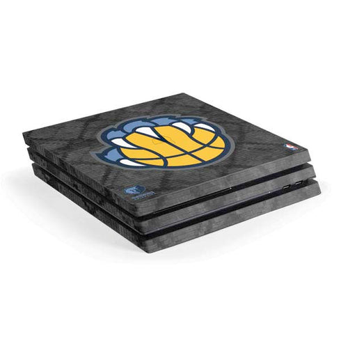 NBA Memphis Grizzlies Dark Rust PS4 Pro Console Skin