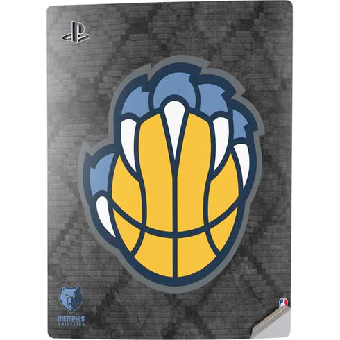 NBA Memphis Grizzlies Dark Rust PS5 Digital Edition Console Skin