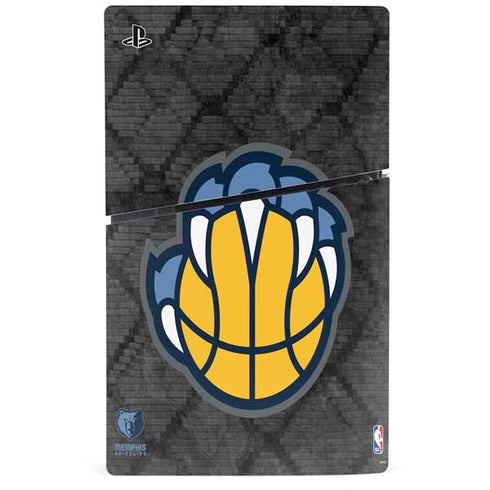 NBA Memphis Grizzlies Dark Rust PS5 Slim Digital Edition Bundle Skin