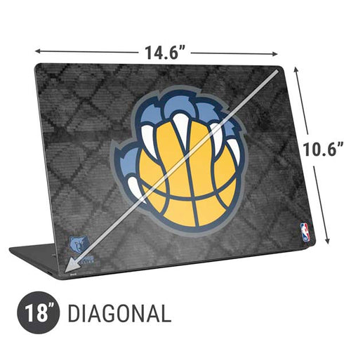 NBA Memphis Grizzlies Dark Rust Universal Laptop 18in (14.6 x 10.6in) Skin