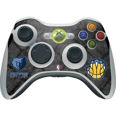 NBA Memphis Grizzlies Dark Rust Xbox 360 Wireless Controller Skin