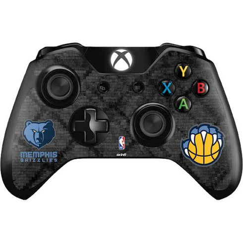 NBA Memphis Grizzlies Dark Rust Xbox One Controller Skin