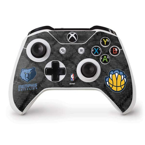NBA Memphis Grizzlies Dark Rust Xbox One S Controller Skin
