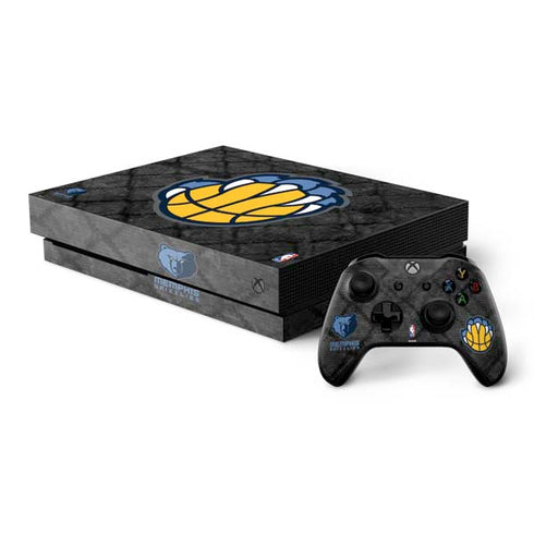 NBA Memphis Grizzlies Dark Rust Xbox One X Bundle Skin