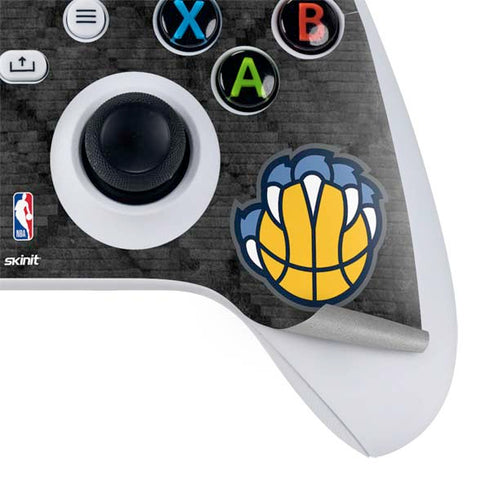 NBA Memphis Grizzlies Dark Rust Xbox Series S Controller Skin