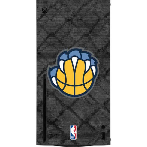 NBA Memphis Grizzlies Dark Rust Xbox Series X Console Skin