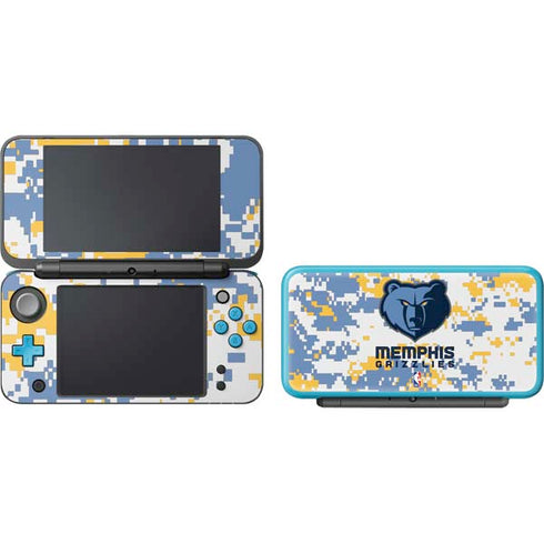 NBA Memphis Grizzlies Digi Camo Nintendo 2DS XL (2017) Skin