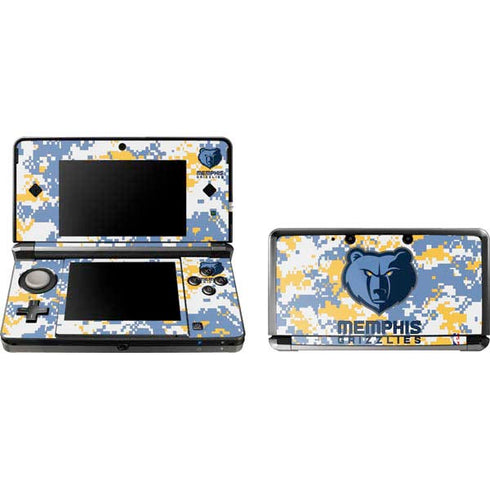 NBA Memphis Grizzlies Digi Camo 3DS (2011) Skin