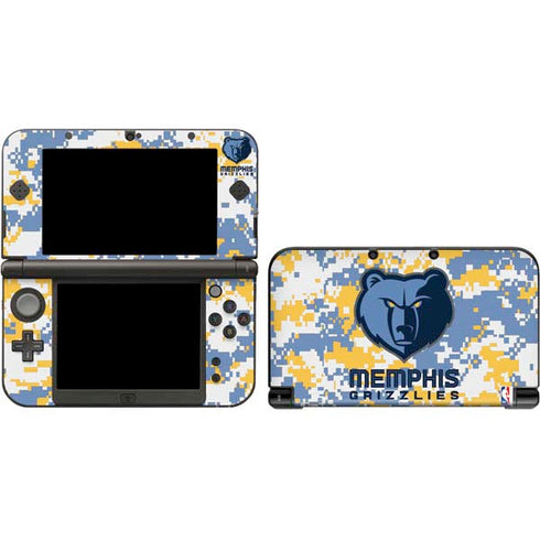 NBA Memphis Grizzlies Digi Camo 3DS XL 2015 Skin
