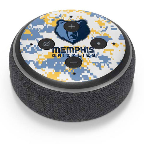 NBA Memphis Grizzlies Digi Camo Amazon Echo Dot Skin