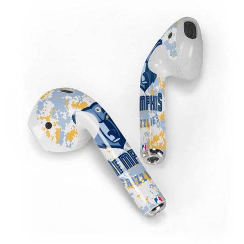 NBA Memphis Grizzlies Digi Camo Apple AirPods Skin