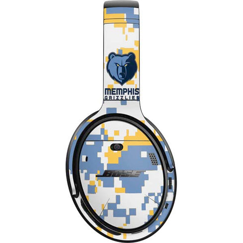 NBA Memphis Grizzlies Digi Camo Bose QuietComfort 35 II Headphones Skin