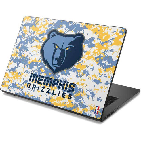 NBA Memphis Grizzlies Digi Camo Dell Chromebook Skin