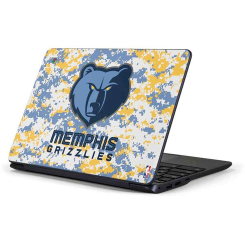 NBA Memphis Grizzlies Digi Camo Samsung Chromebook Skin