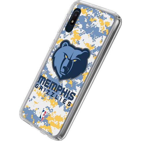NBA Memphis Grizzlies Digi Camo Galaxy A10e Clear Case