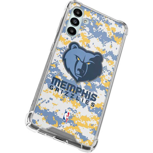 NBA Memphis Grizzlies Digi Camo Galaxy A13 5G Clear Case