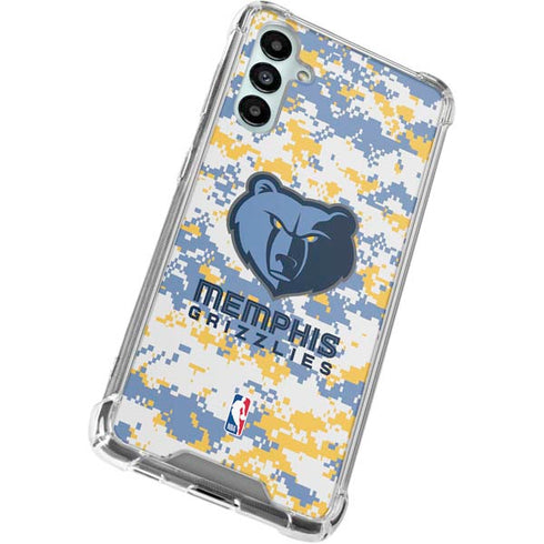 NBA Memphis Grizzlies Digi Camo Galaxy A15 5G Clear Case