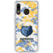 NBA Memphis Grizzlies Digi Camo Galaxy A20 Clear Case