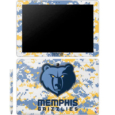 NBA Memphis Grizzlies Digi Camo Galaxy Book 12in Skin