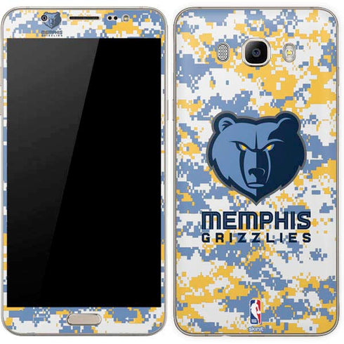 NBA Memphis Grizzlies Digi Camo Galaxy J7 Skin