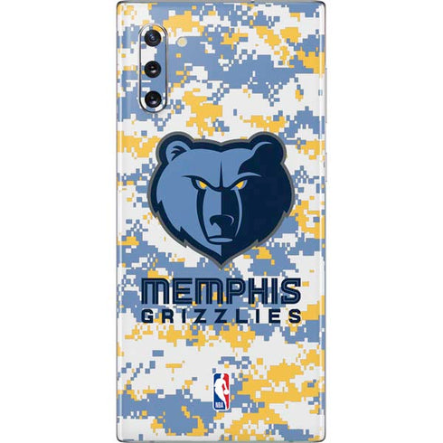 NBA Memphis Grizzlies Digi Camo Galaxy Note 10 Skin