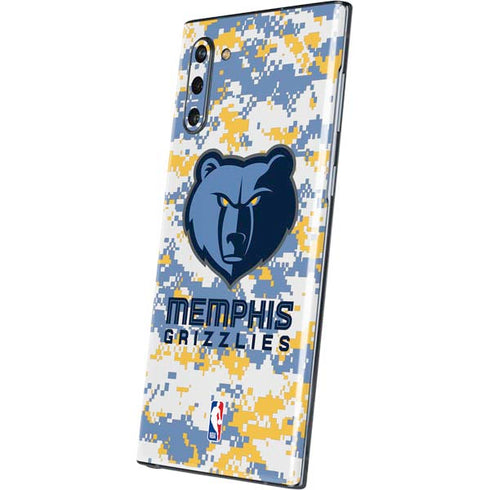 NBA Memphis Grizzlies Digi Camo Galaxy Note 10 Skin