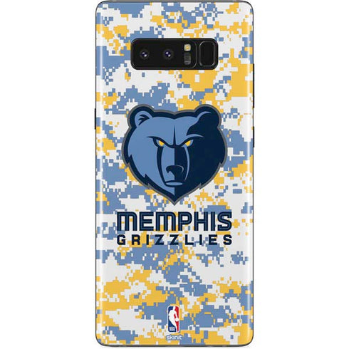 NBA Memphis Grizzlies Digi Camo Galaxy Note 8 Skin