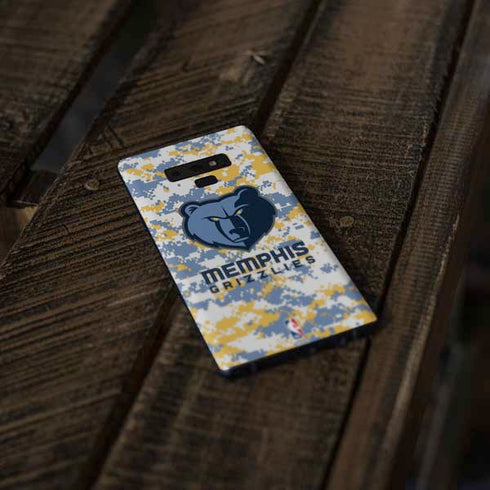 NBA Memphis Grizzlies Digi Camo Galaxy Note 9 Skin