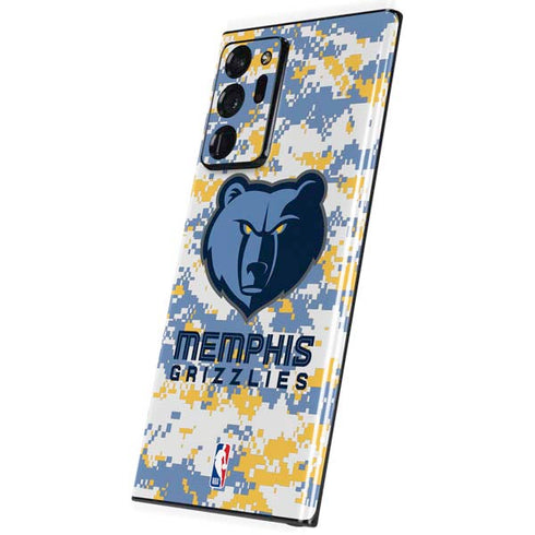NBA Memphis Grizzlies Digi Camo Galaxy Note20 Ultra 5G Skin