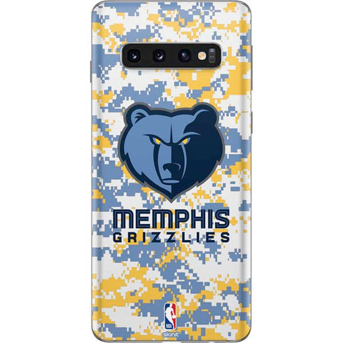 NBA Memphis Grizzlies Digi Camo Galaxy S10 Skin