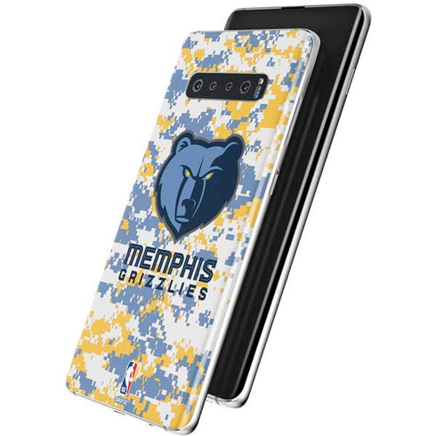 NBA Memphis Grizzlies Digi Camo Galaxy S10 Skin