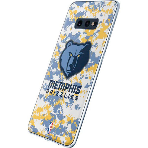 NBA Memphis Grizzlies Digi Camo Galaxy S10e Skin