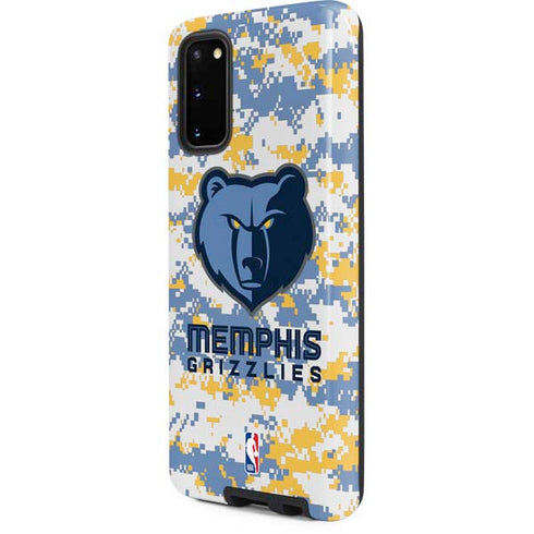 NBA Memphis Grizzlies Digi Camo Galaxy S20 Pro Case