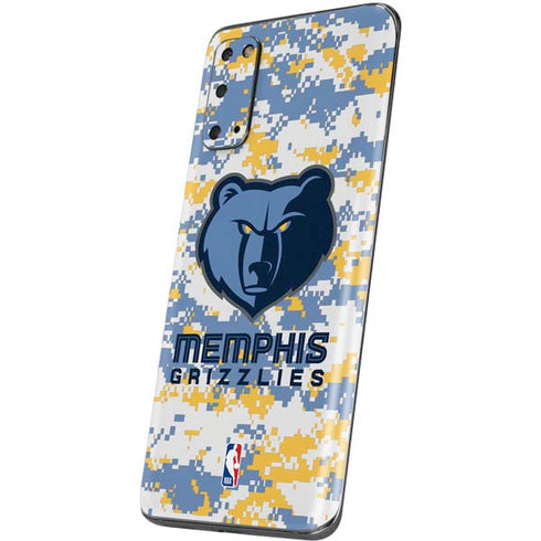 NBA Memphis Grizzlies Digi Camo Galaxy S20 Skin