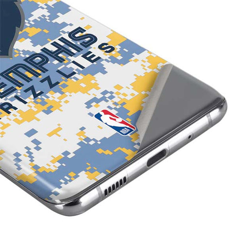 NBA Memphis Grizzlies Digi Camo Galaxy S20 Skin