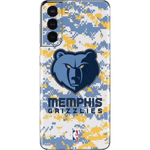 NBA Memphis Grizzlies Digi Camo Galaxy S21 5G Skin