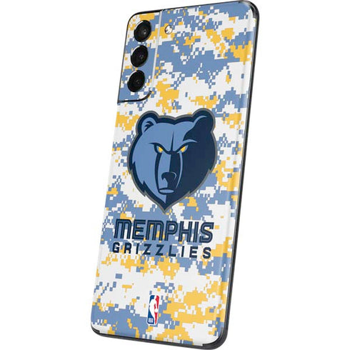 NBA Memphis Grizzlies Digi Camo Galaxy S21 5G Skin