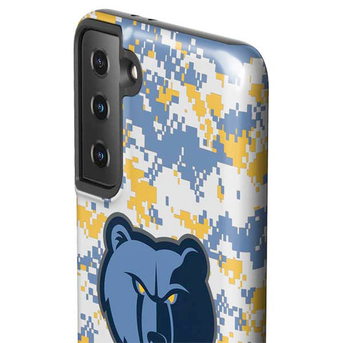 NBA Memphis Grizzlies Digi Camo Galaxy S21 FE Pro Case
