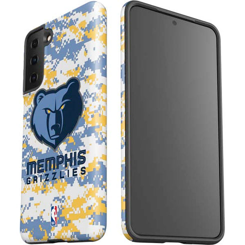 NBA Memphis Grizzlies Digi Camo Galaxy S21 FE Pro Case