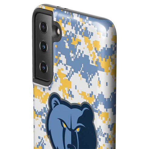 NBA Memphis Grizzlies Digi Camo Galaxy S21 Plus 5G Pro Case