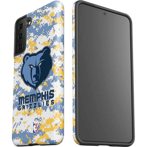 NBA Memphis Grizzlies Digi Camo Galaxy S21 Plus 5G Pro Case