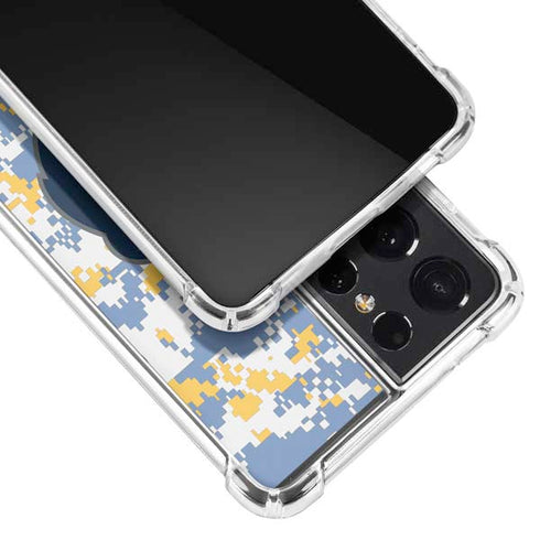 NBA Memphis Grizzlies Digi Camo Galaxy S21 Ultra 5G Clear Case