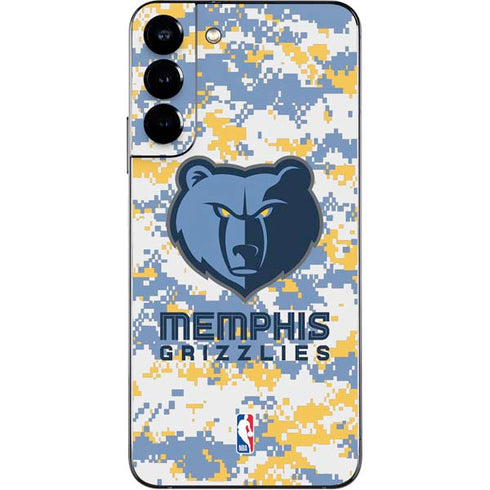 NBA Memphis Grizzlies Digi Camo Galaxy S22 Plus Skin