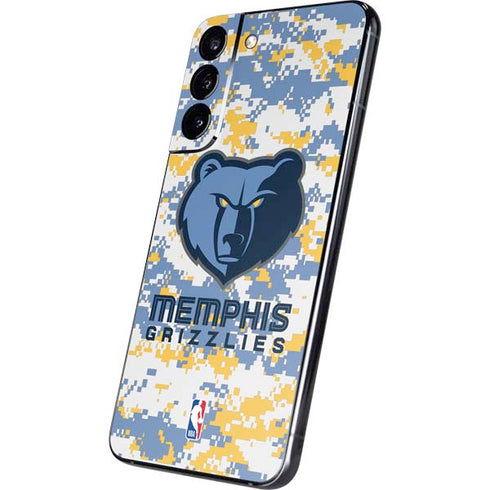 NBA Memphis Grizzlies Digi Camo Galaxy S22 Plus Skin