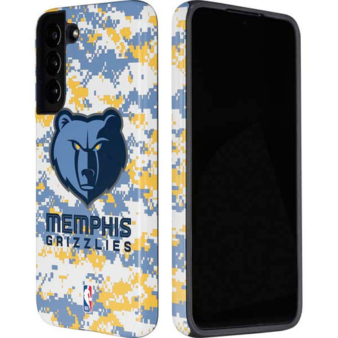 NBA Memphis Grizzlies Digi Camo Galaxy S22 Pro Case